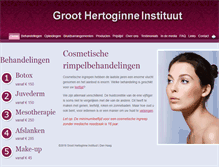 Tablet Screenshot of ghinstituut.nl